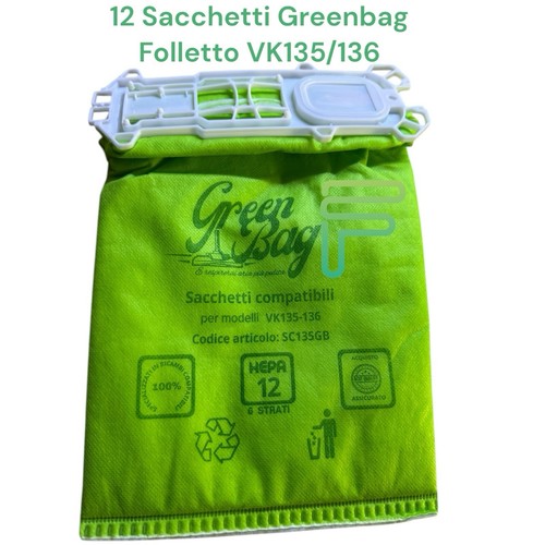 Sacchetti folletto vk135 - sacchetti,
