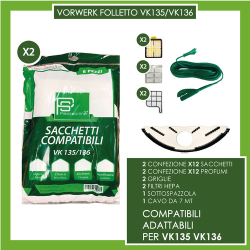 Kit sacchetti per folletto - kit,