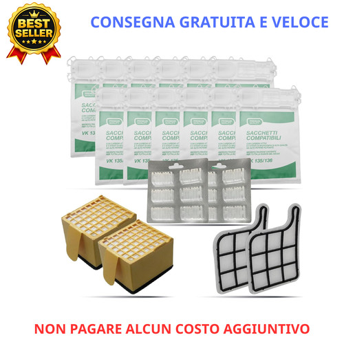 Kit sacchetti folletto - kit, 12
