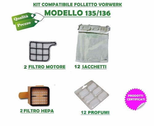 Vorwerk folletto 135 - vorwerk, 136
